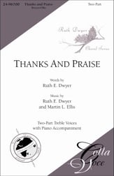 Thanks and Praise Unison choral sheet music cover